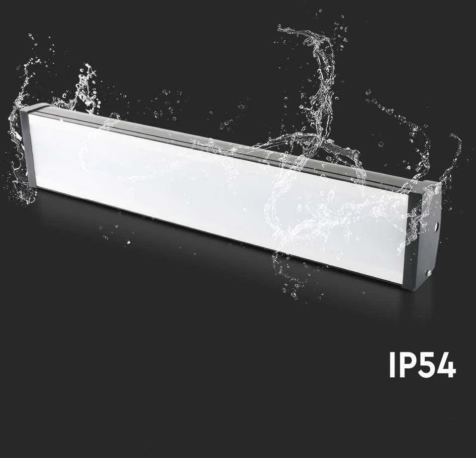 V-tac 100W LED linijinis sandėlio šviestuvas, juodas, 4000K