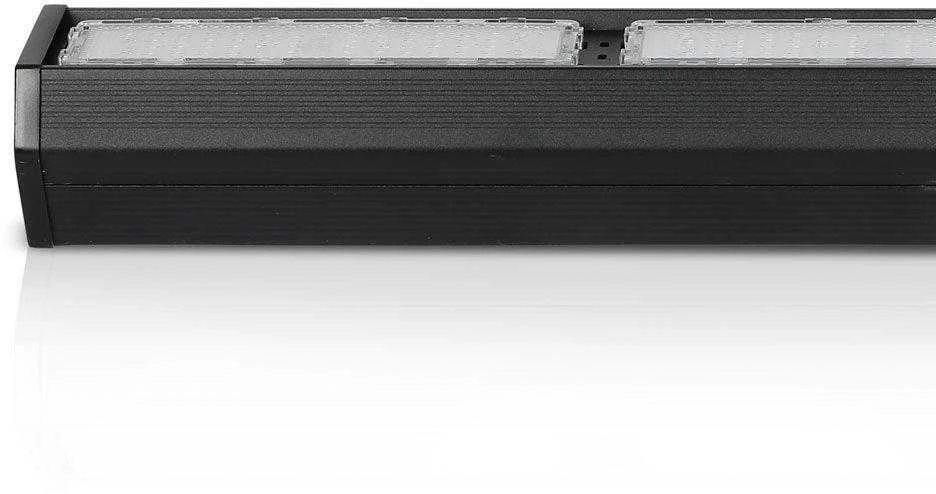 200W LED linijinis sandėlio šviestuvas, juodas, 6500K, SAMSUNG LED Chip