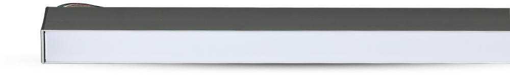 V-tac 40W LED linijinis pakabinamas šviestuvas, sidabro sp., 6400K