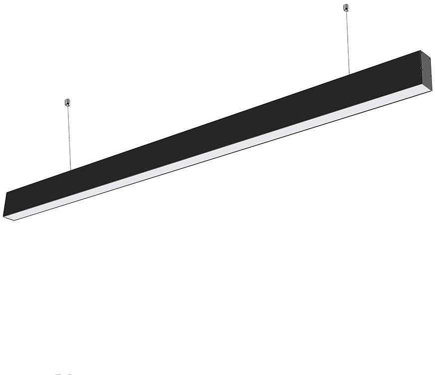 Pakabinamas šviestuvas V-tac 40W LED pakabinamas linijinis šviestuvas, juodas, 6400K