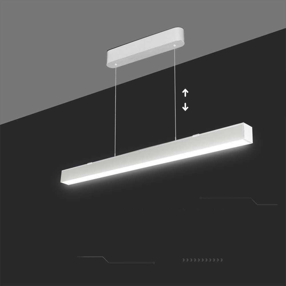 Pakabinamas šviestuvas V-tac 40W LED pakabinamas linijinis šviestuvas, baltas, 3000/4000/6400K