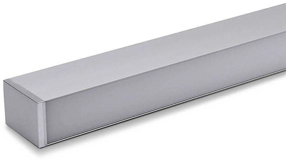 Pakabinamas šviestuvas 60W LED pakabinamas linijinis šviestuvas V-TAC, sidabrinis, 4000K (natūraliai balta), SAMSUNG LED chip