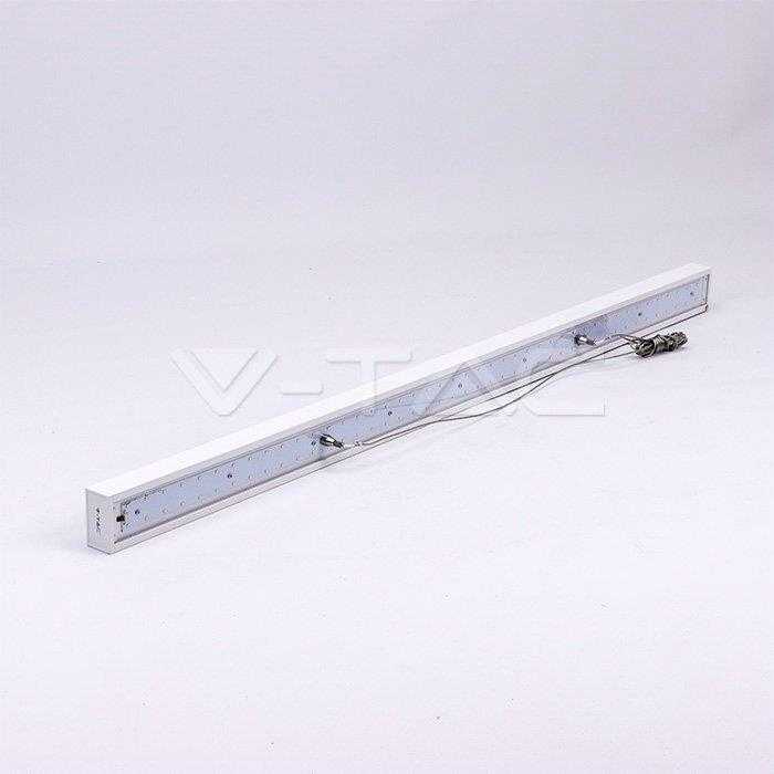 Pakabinamas šviestuvas 60W LED pakabinamas linijinis šviestuvas V-TAC, baltas, dimeriuojamas, 4000K (natūraliai balta), SAMSUNG LED chip