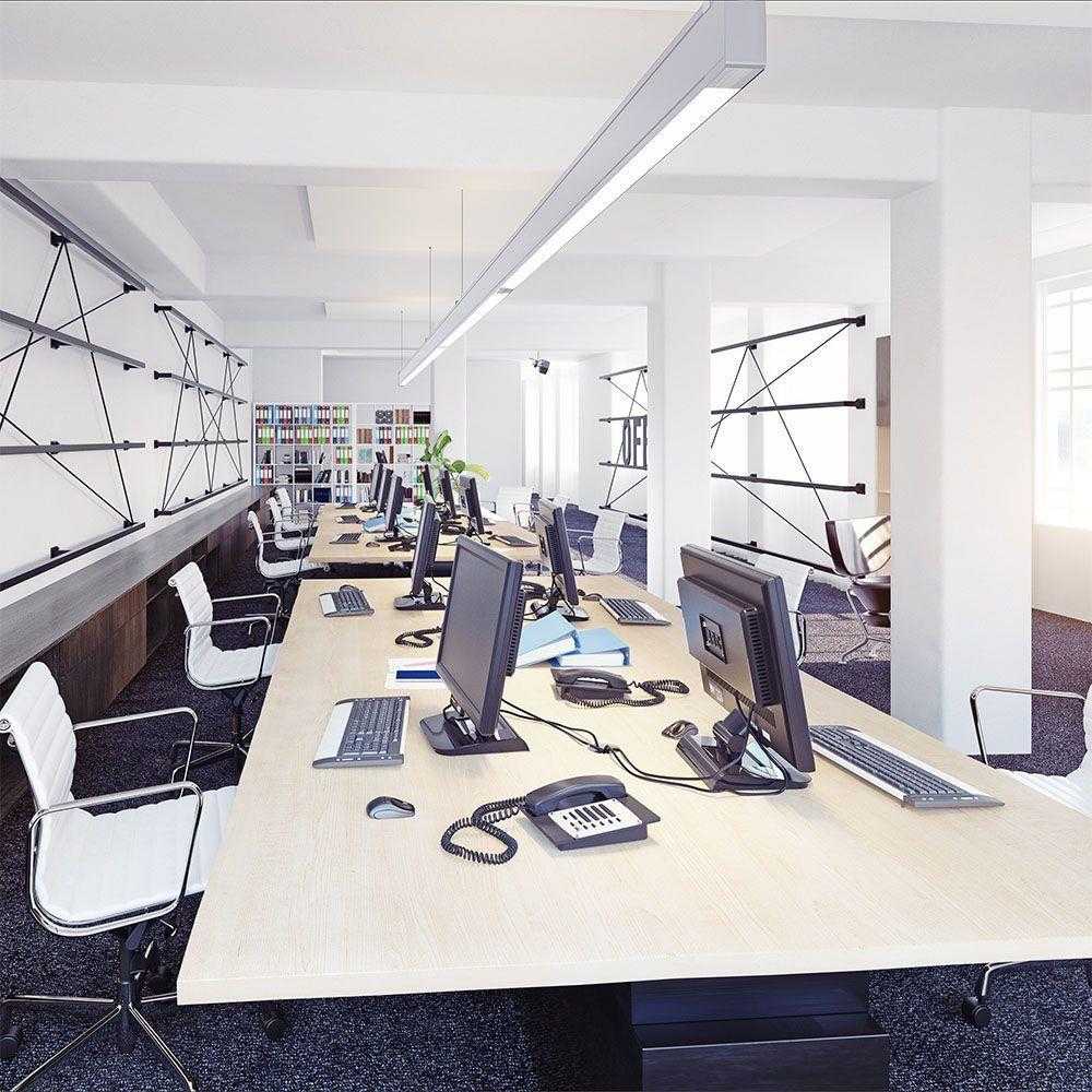 Pakabinamas šviestuvas 60W LED pakabinamas linijinis šviestuvas V-TAC, baltas, 4000K (natūraliai balta), SAMSUNG LED chip
