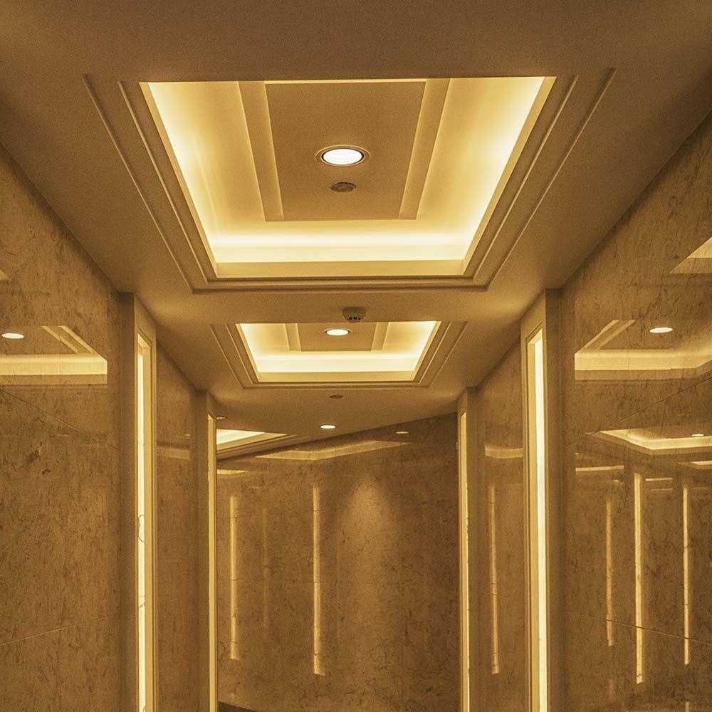 V-tac 28W LED įleidžiamas šviestuvas, baltas, 3000-6400K