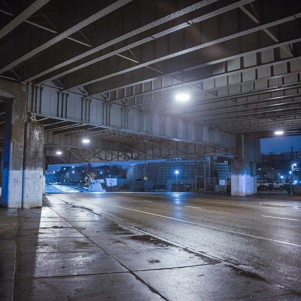150W LED UFO sandėlio šviestuvas, juodas, 4000K, CREE LED chip