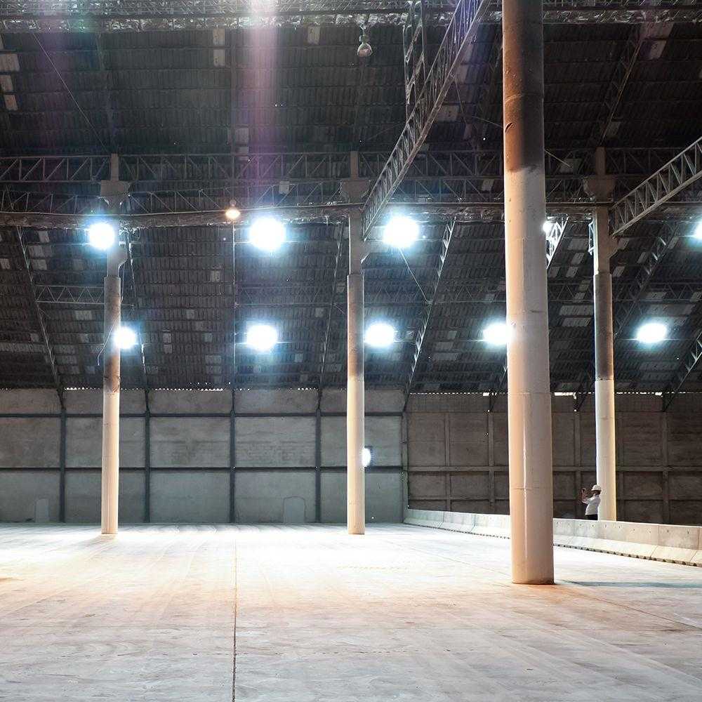 200W LED UFO sandėlio šviestuvas, juodas, 4000K