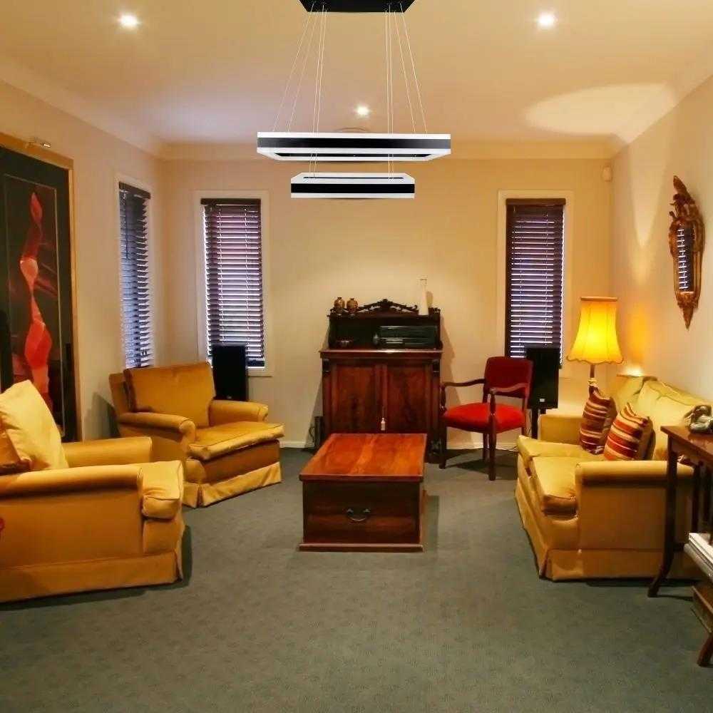 V-tac 113W LED pakabinamas šviestuvas, juodas, 3000K, dimeriuojamas
