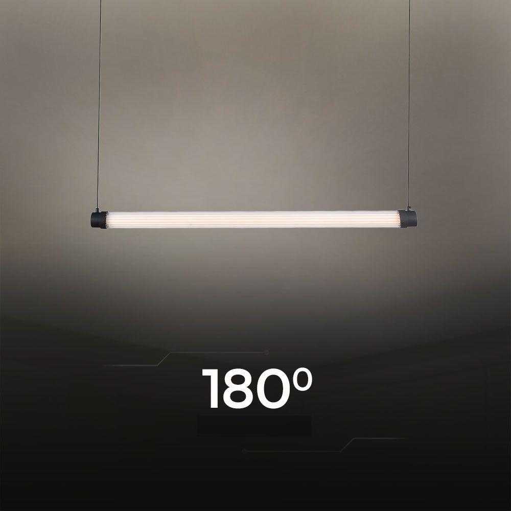 V-tac 10W LED pakabinamas šviestuvas, juodu korpusu, 3000K