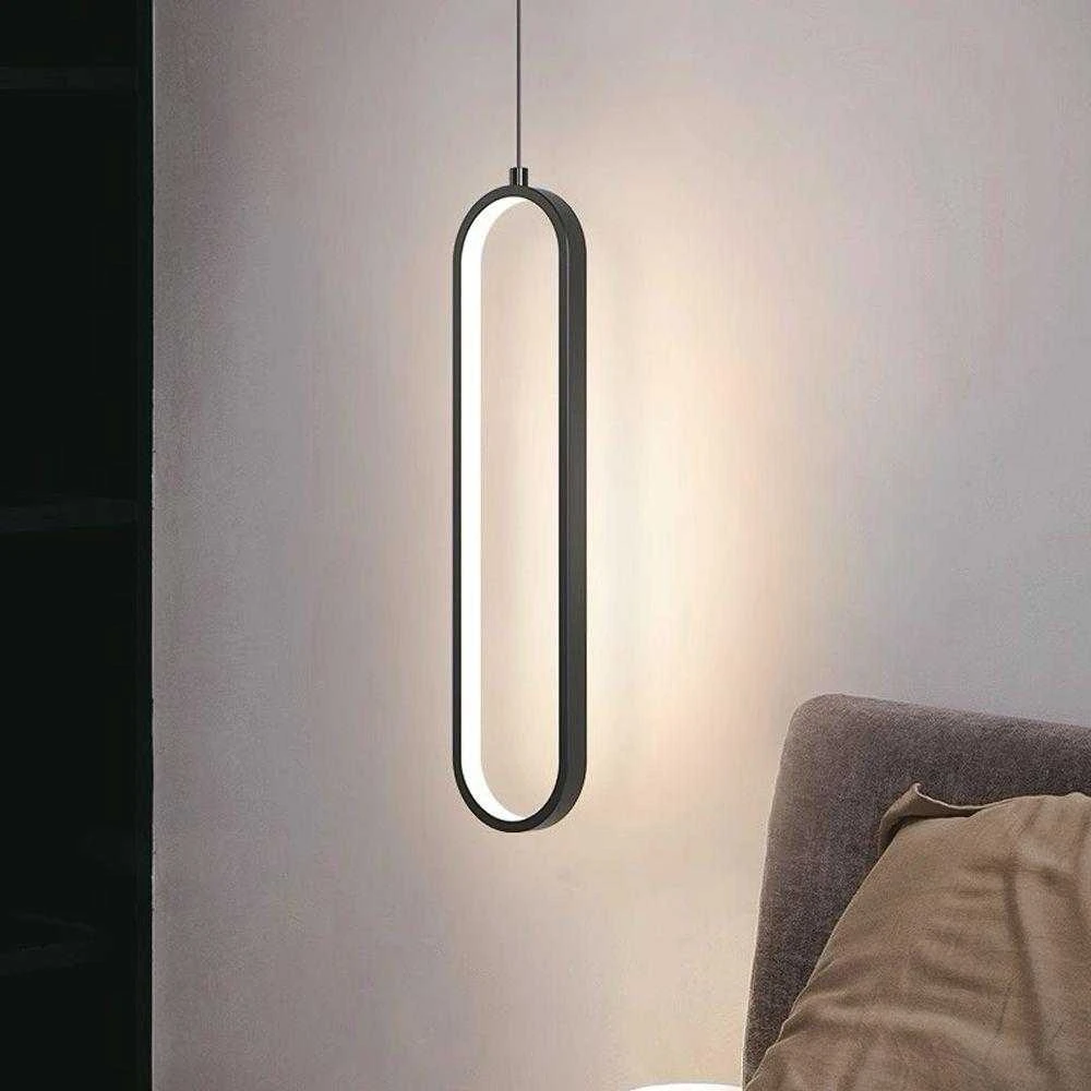 V-tac 13W LED pakabinamas šviestuvas, juodas, 4000K