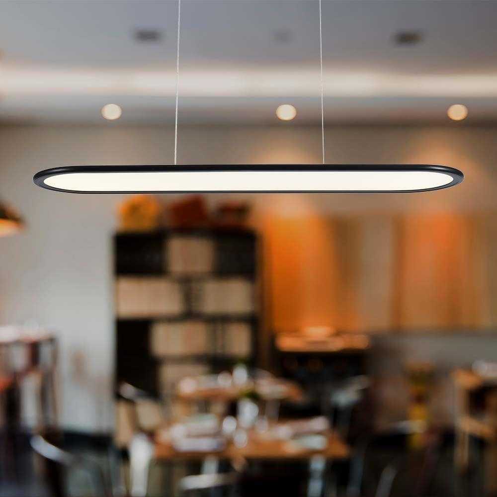 V-tac 24W LED pakabinamas šviestuvas, juodas, 4000K