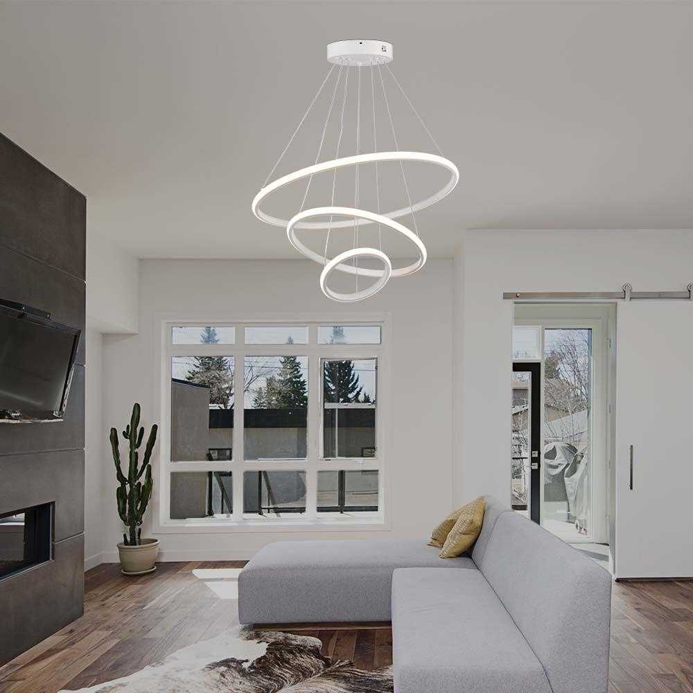 V-tac 32W LED pakabinamas šviestuvas, baltas, 3000K