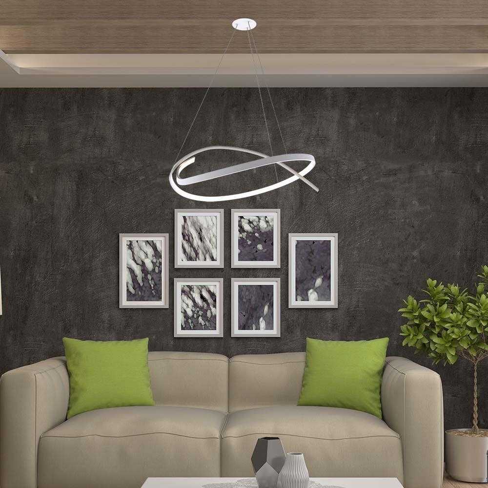 V-tac 48W LED pakabinamas šviestuvas, baltas, 3000K, dimeriuojamas