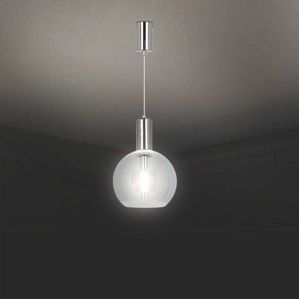 V-tac 5W LED pakabinamas šviestuvas, plieno sp./skaidrus, 3000K