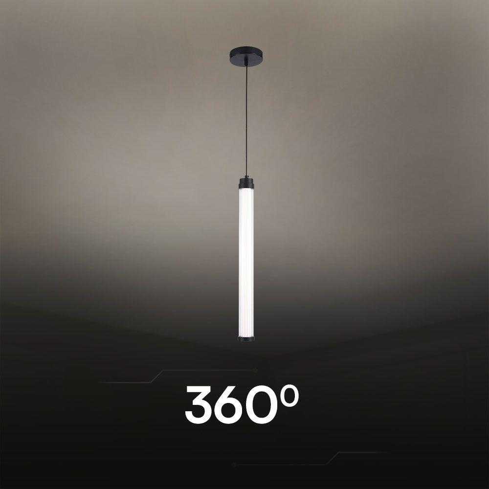 V-tac 5W LED pakabinamas šviestuvas, juodu korpusu, 3000K