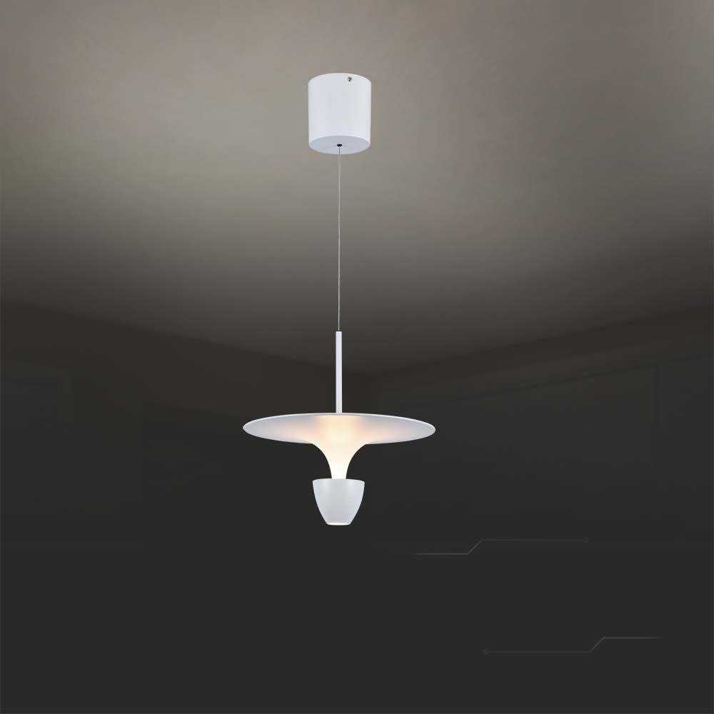 V-tac 9W LED pakabinamas šviestuvas, baltas, 3000K
