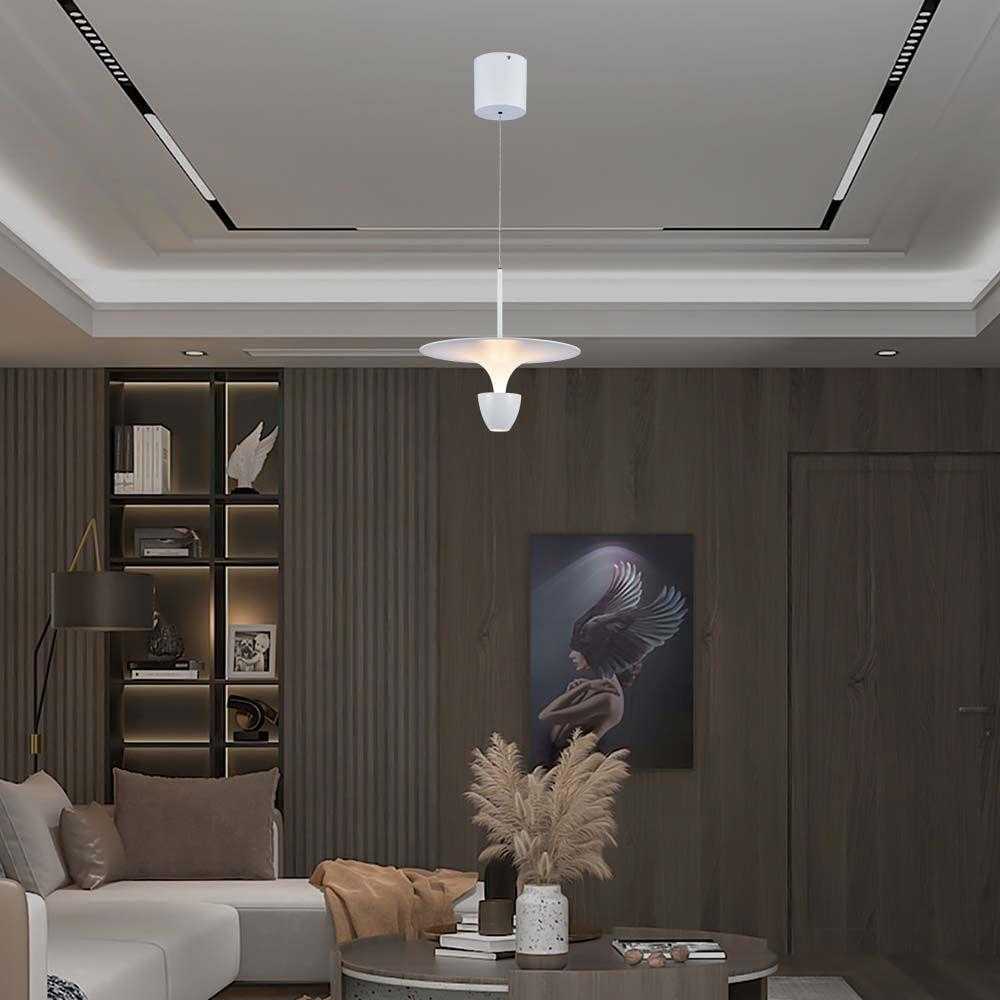V-tac 9W LED pakabinamas šviestuvas, baltas, 3000K