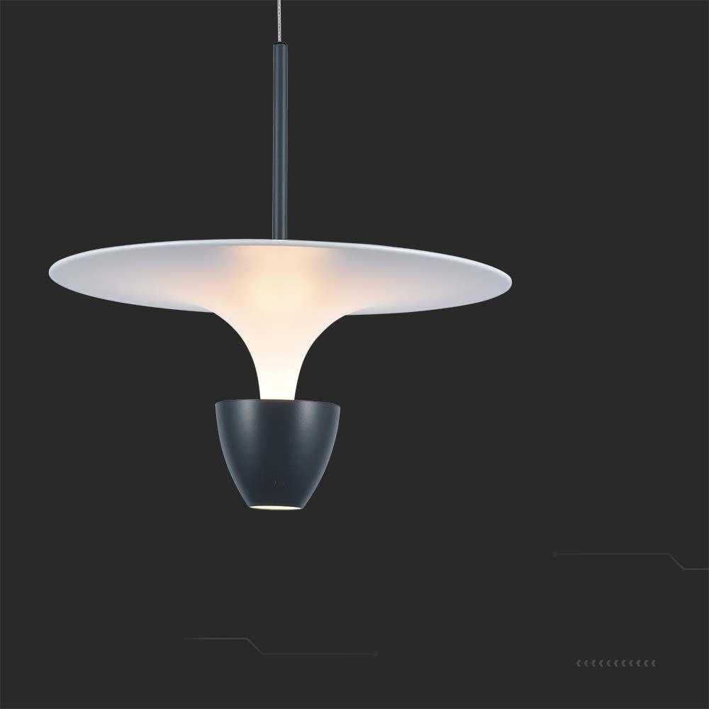 V-tac 9W LED pakabinamas šviestuvas, baltos/pilkos sp., 3000K