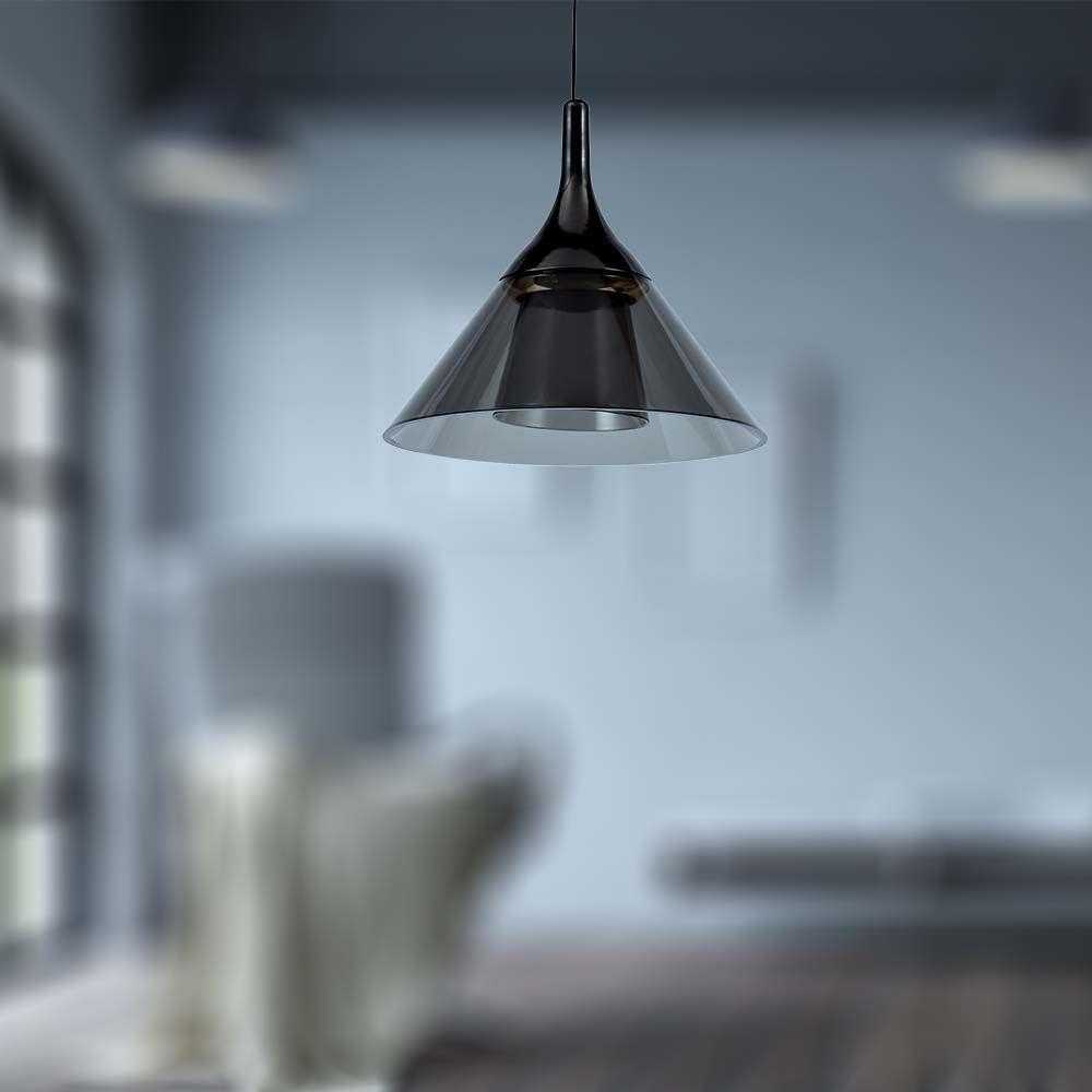 V-tac 9W LED pakabinamas šviestuvas, juodas, 3000K