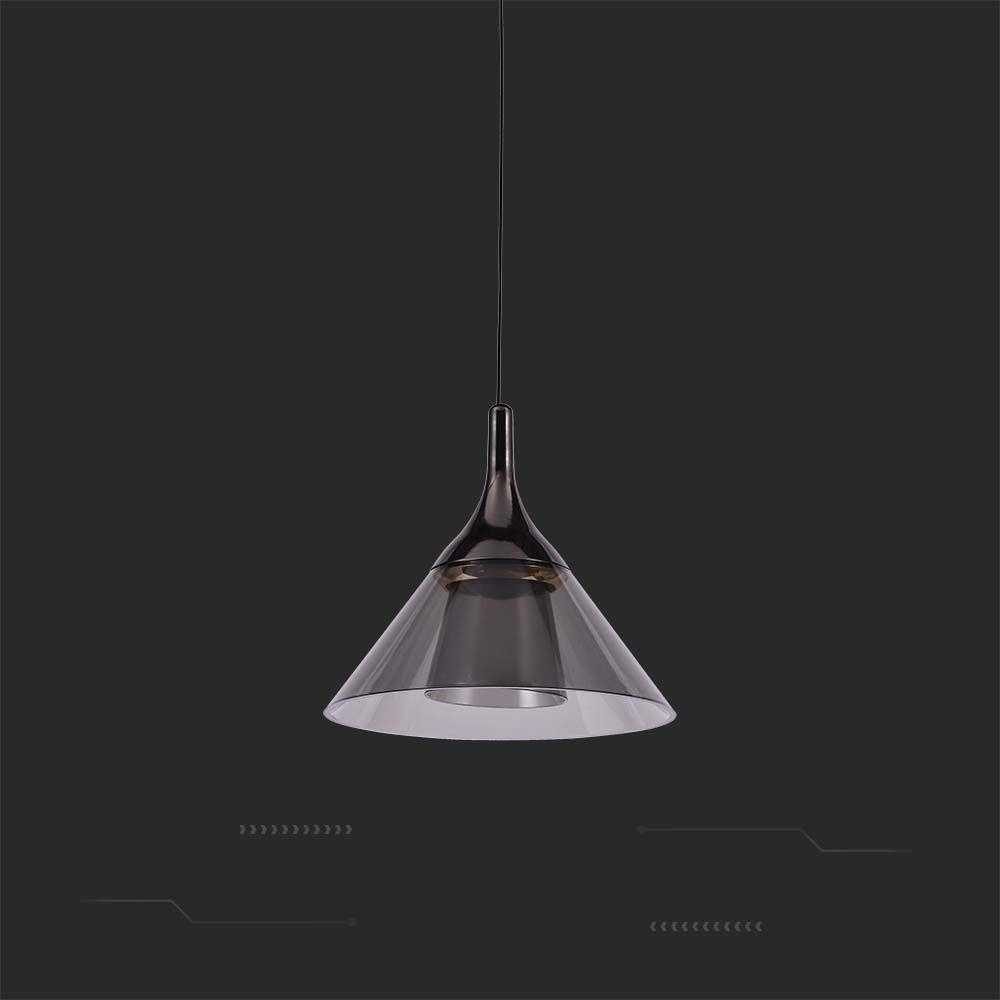 V-tac 9W LED pakabinamas šviestuvas, juodas, 3000K
