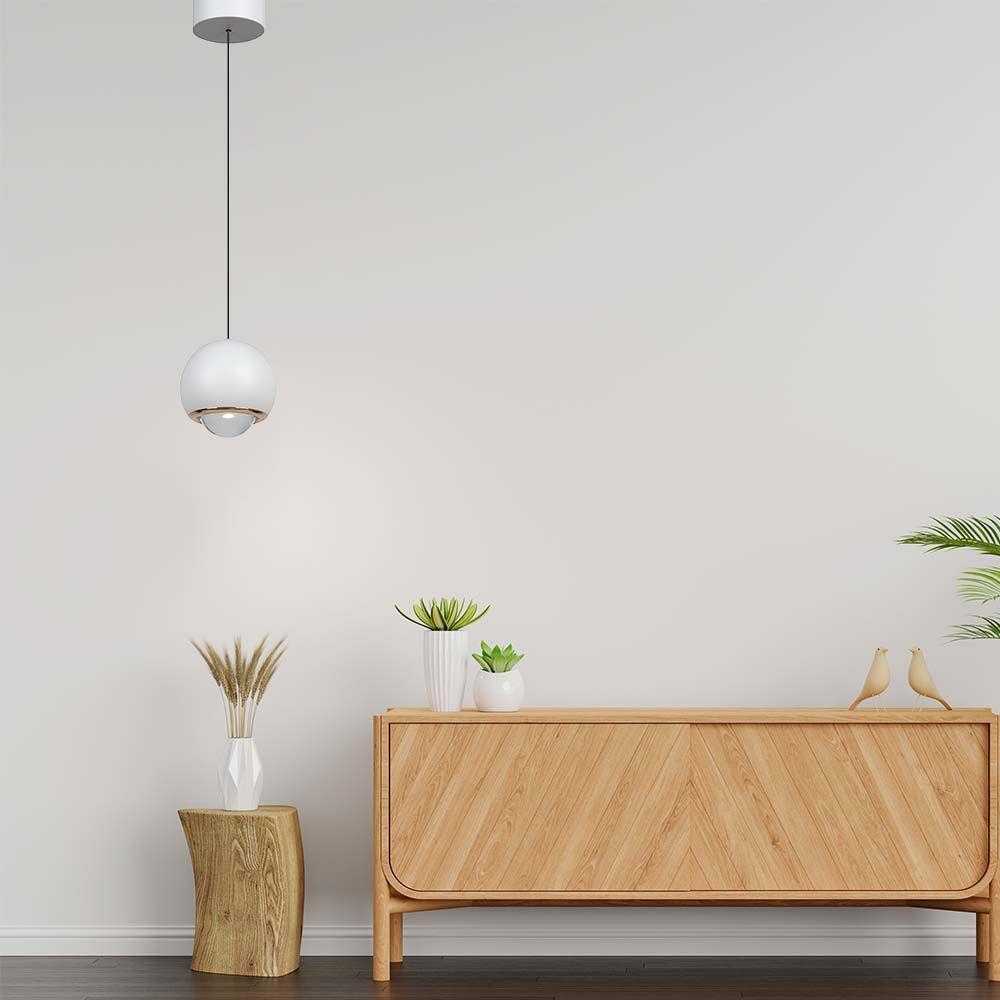 V-tac 5W LED pakabinamas šviestuvas, baltas, 3000K