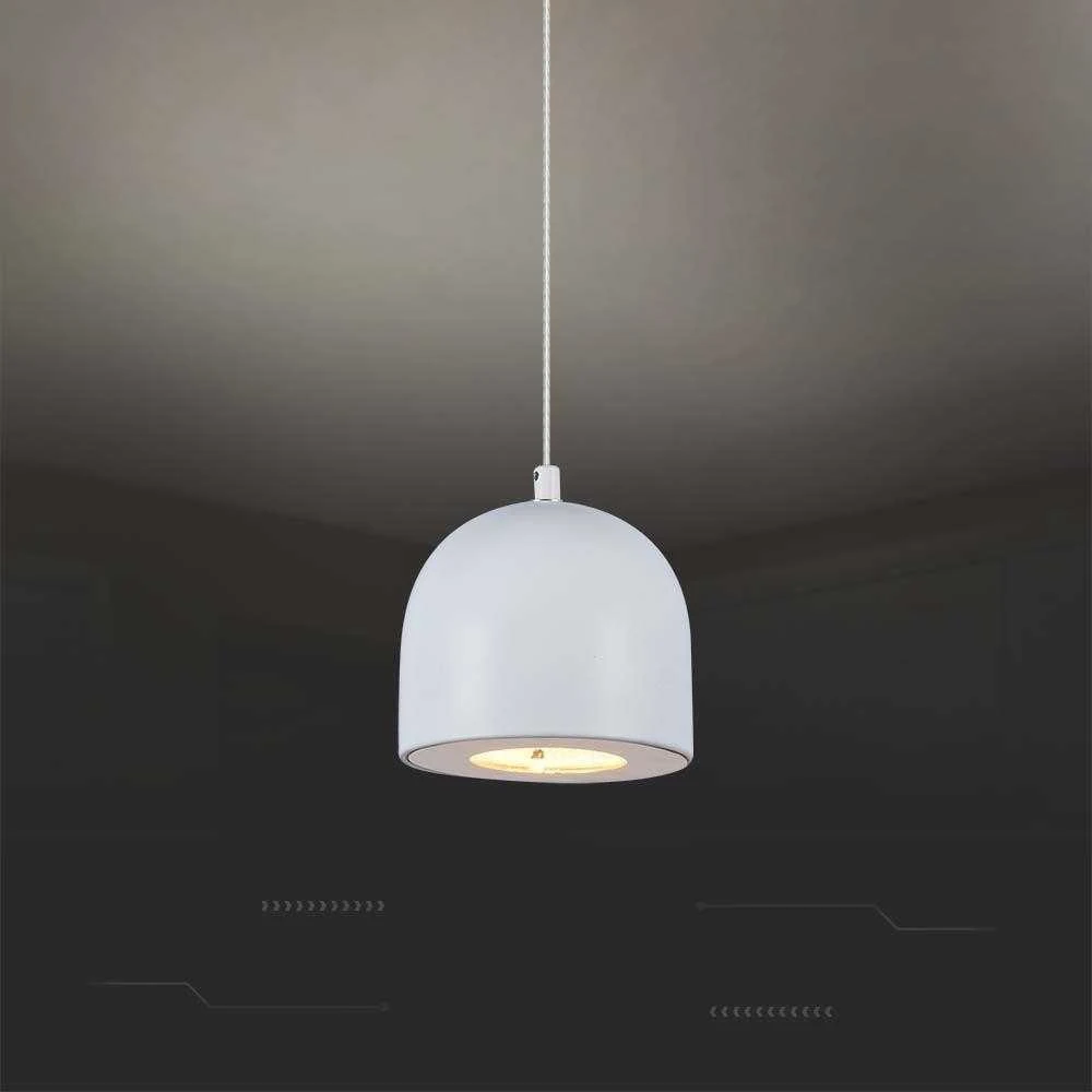 V-tac 8,5W LED pakabinamas šviestuvas, baltas, 3000K