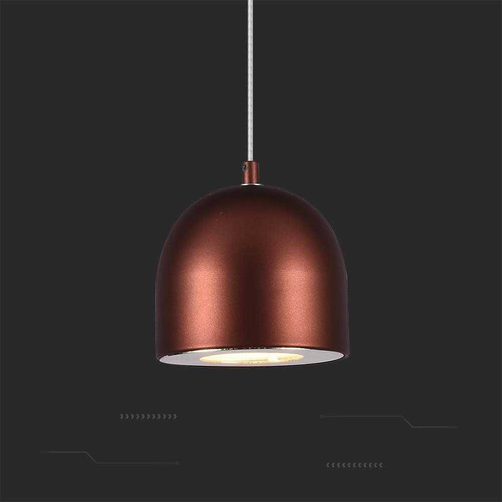 V-tac 8,5W LED pakabinamas šviestuvas, rudas, 3000K