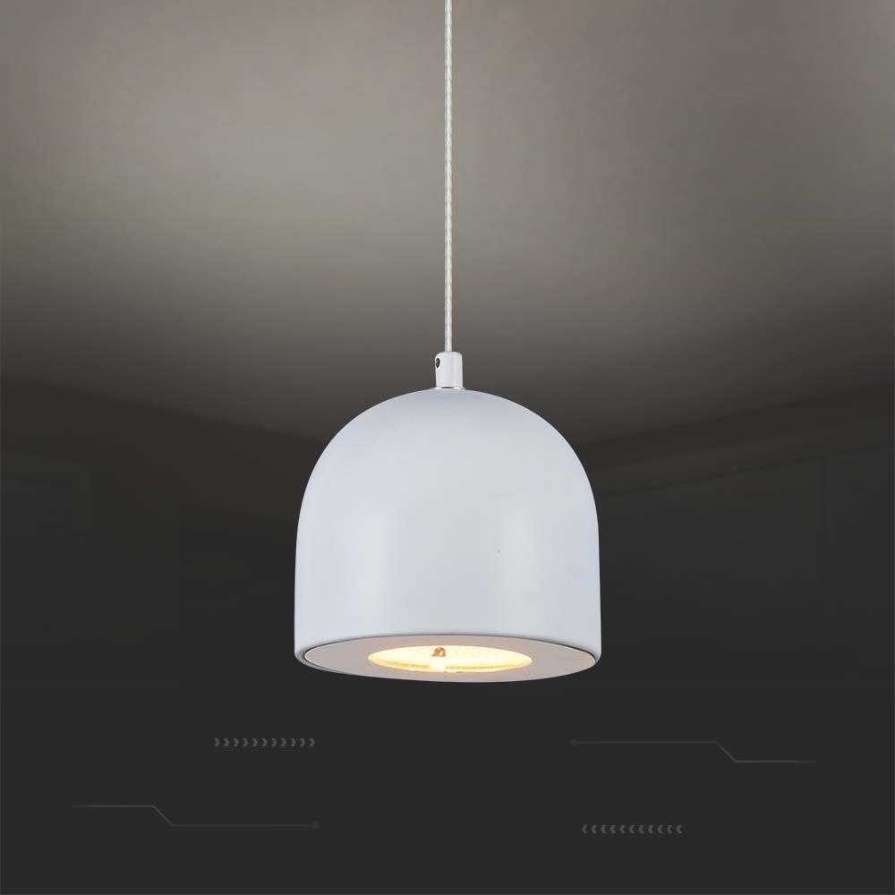 V-tac 8,5W LED pakabinamas šviestuvas, šviesiai pilkas, 3000K