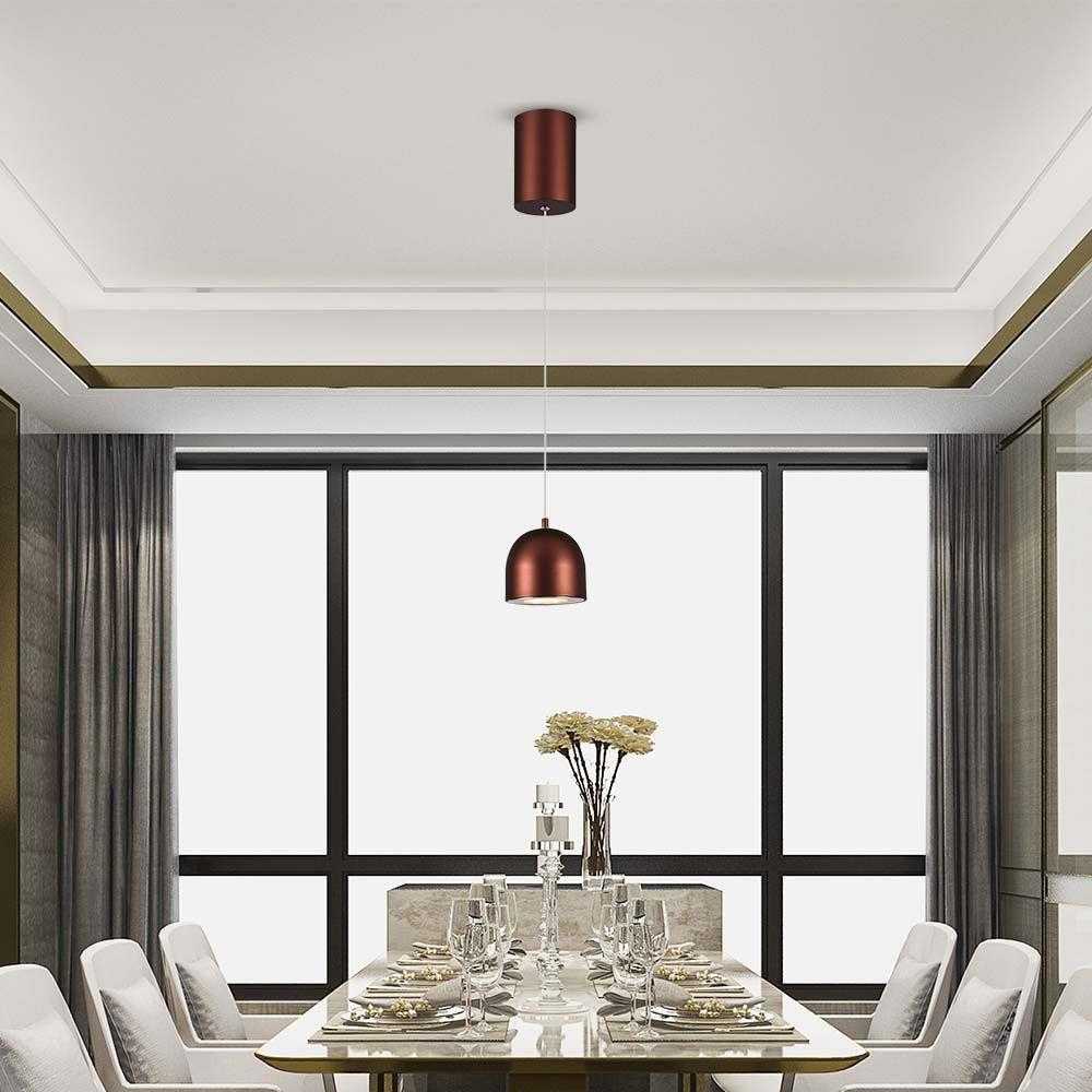 V-tac 8,5W LED pakabinamas šviestuvas, rudas, 3000K