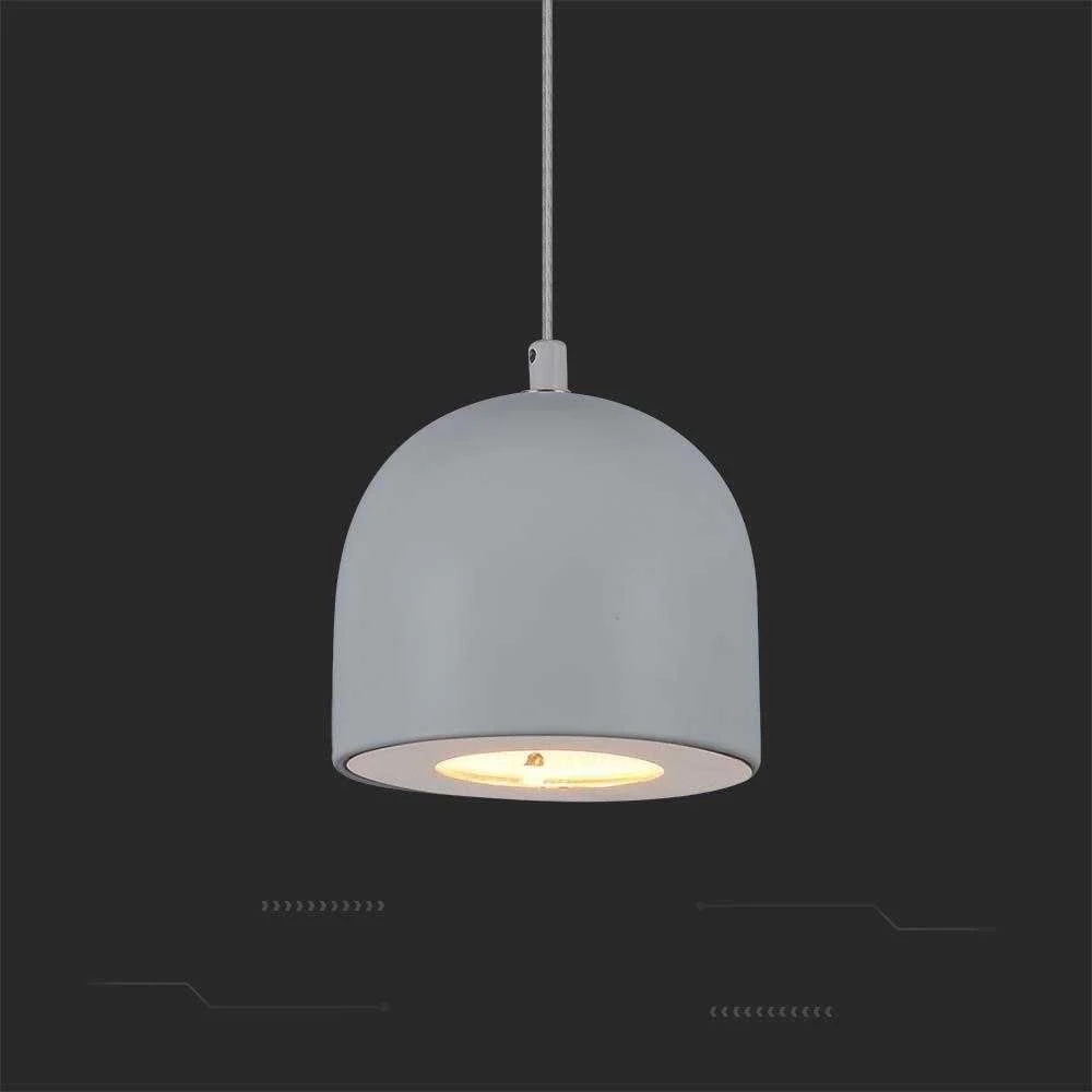V-tac 8,5W LED pakabinamas šviestuvas, pilkas, 3000K