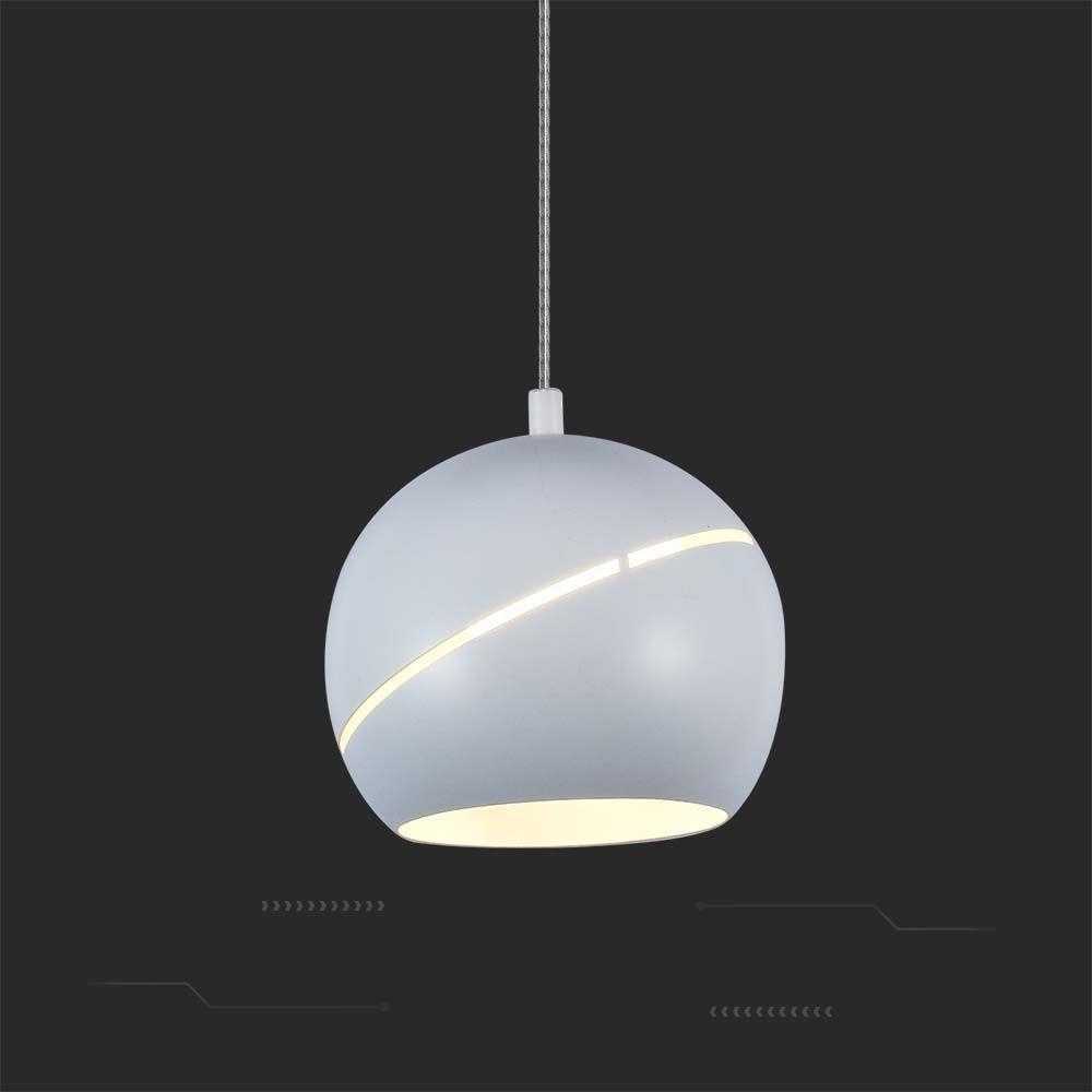 V-tac 8,5W LED pakabinamas šviestuvas, baltas, 3000K