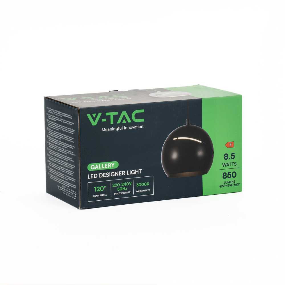 V-tac 8,5W LED pakabinamas šviestuvas, baltas, 3000K