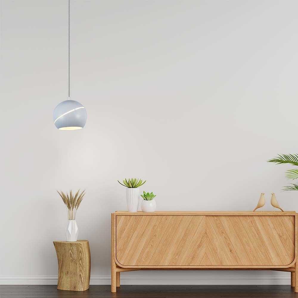 V-tac 8,5W LED pakabinamas šviestuvas, baltas, 3000K