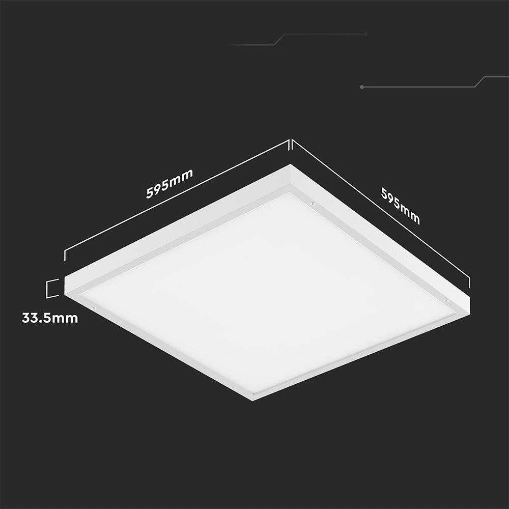 V-tac 36W LED panelė, 60x60cm, balta, 4000K