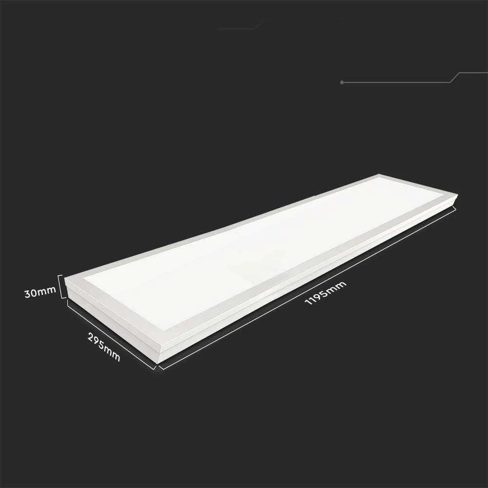 V-tac 36W LED panelė, 120x30cm, balta, 6400K