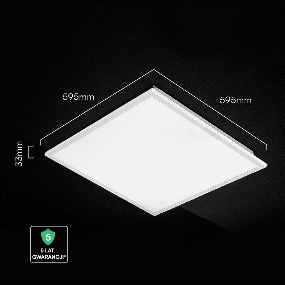 40W LED panelė, 60x60cm, balta, 6500K