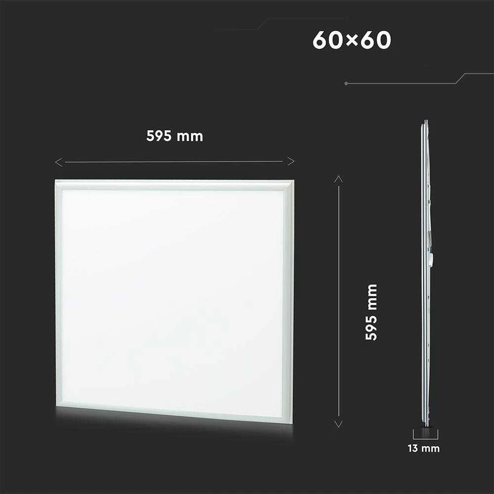 V-tac 40W LED panelė, 60x60cm, balta, 6500K