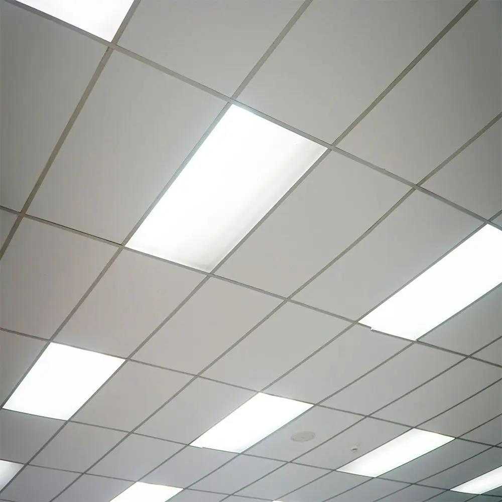 V-tac 45W LED Panelė 1200 x 300 mm, (3000K) šiltai balta, su maitinimo šaltiniu.