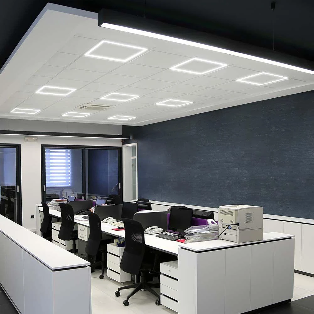 48W LED panelė - šviečiantis rėmelis, 60x60cm, baltas, 3000/4000/6500K