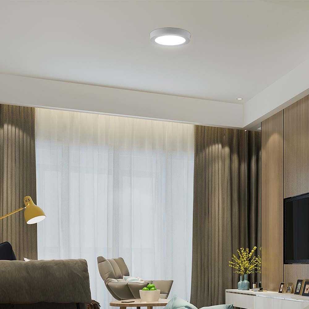 V-tac 18W LED paviršinė panelė, balta, 4000K