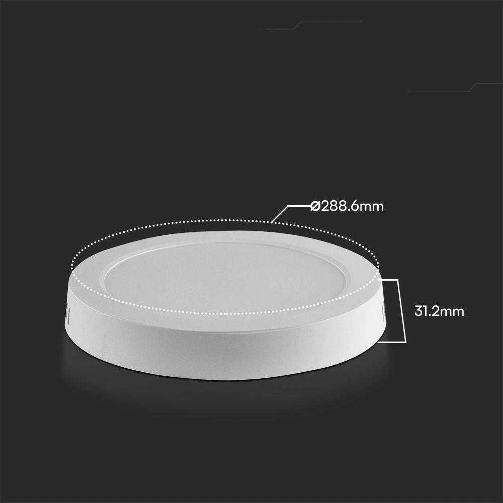 24W LED paviršinė panelė, balta, 4000K, SAMSUNG CHIP