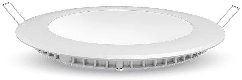 12W LED įmontuojamas šviestuvas SAMSUNG LED chip, premium V-TAC, apvalus, 4000K (natūraliai balta)