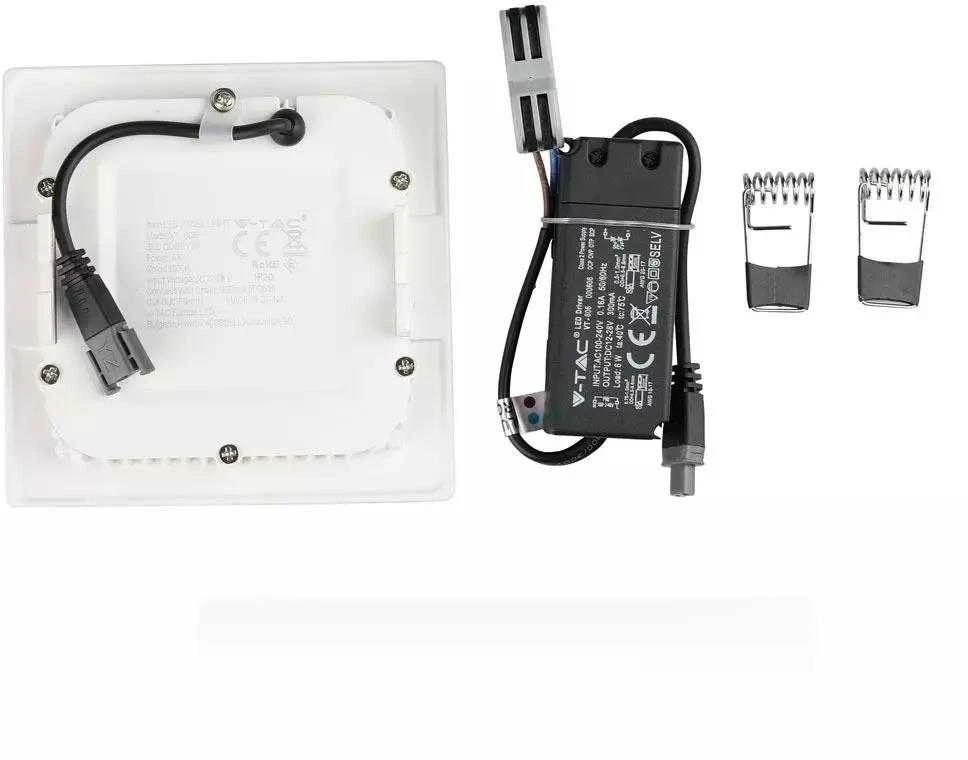 18W LED įmontuojama panelė PREMIUM, SAMSUNG LED chip, kvadratinė, 6400K