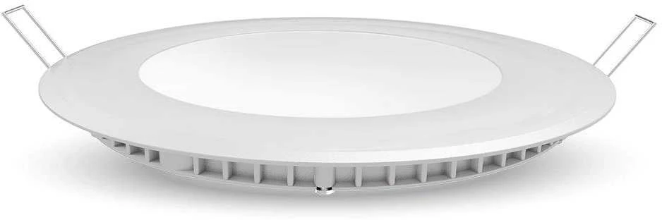 6W LED įmontuojama panelė premium V-TAC, apvali, 6400K (šaltai balta), SAMSUNG LED chip