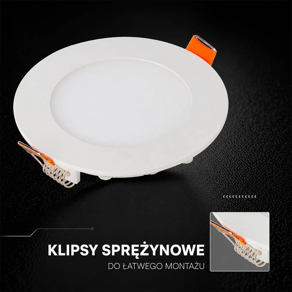18W LED įleidžiama panelė, balta, 3000/4000/6500K, CREE LED chip