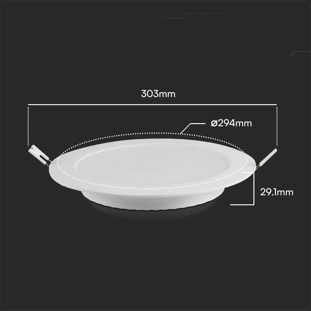 V-tac 24W LED įleidžiama panelė, balta, 6500K, SAMSUNG LED chip