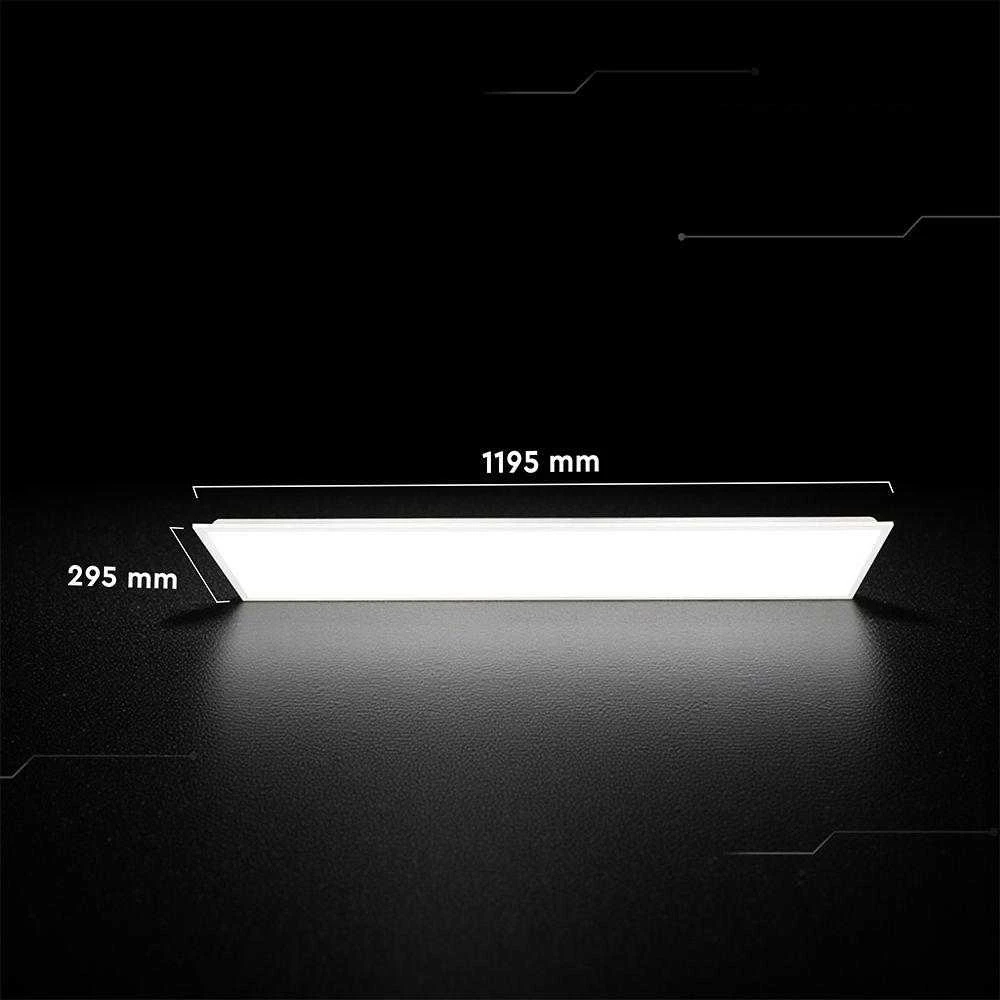 40W LED panelė, 120x30cm, balta, 4000K, CREE LED chip