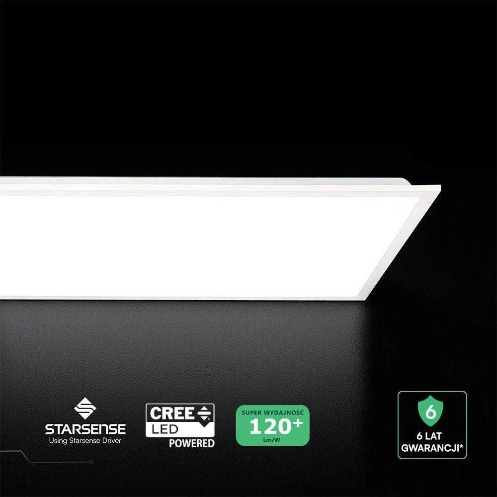 40W LED panelė, 120x30cm, balta, 4000K, CREE LED chip
