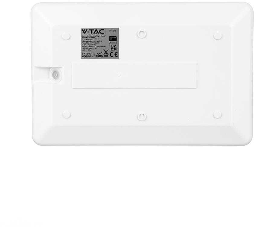 Lubinis šviestuvas Samsung 12W LED fasado šviestuvas, baltas, 4000K, IP65, su dienos/nakties sensorium