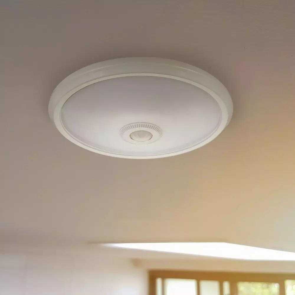 Sieninis šviestuvas Samsung 12W LED šviestuvas su judesio davikliu, baltas, 6400K
